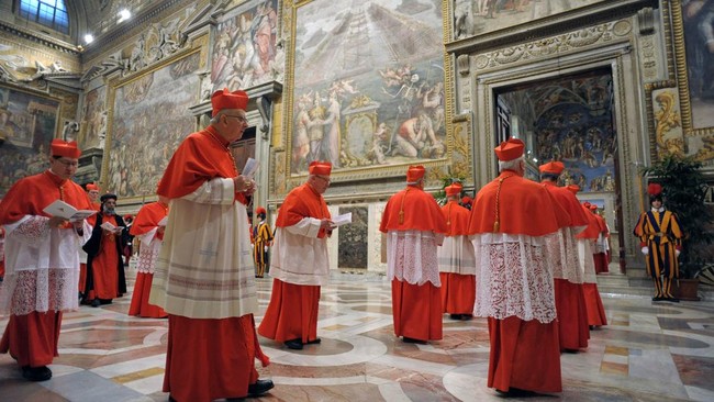 Pemilihan Paus baru atau conclave akan diadakan di Kapel Sistina, Vatikan. Foto: AFP/HANDOUT