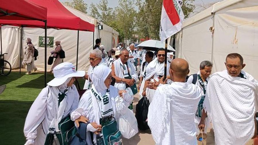 Foto: Jemaah haji Indonesia.