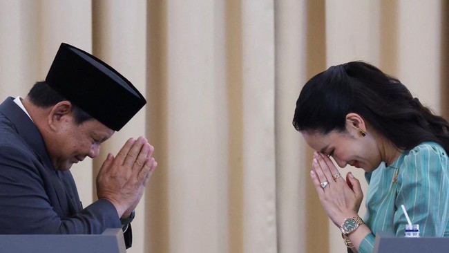 Presiden Prabowo bertemu PM Thailand Paetongtarn Shinawatra. (REUTERS/Athit Perawongmetha)
